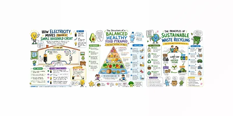 Educational Doodle Infographics generated by undefined