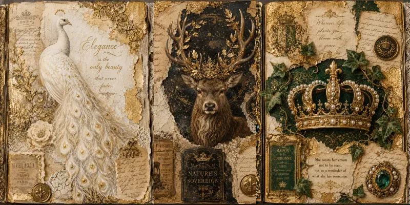 Golden Junk Journals generated by undefined