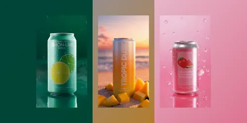 Cinematic Splash Drink Series generated by sora