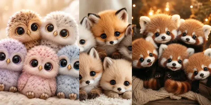 Ultra Cute Fluffy Fantasy Friends Packs generated by undefined