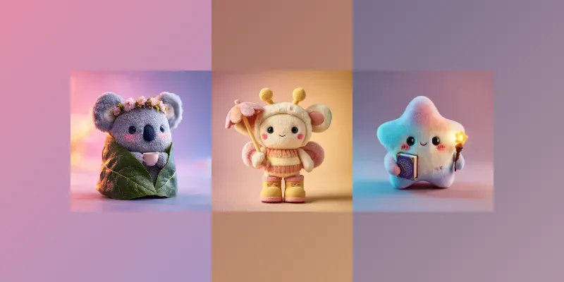 Cute Plush Toys generated by undefined