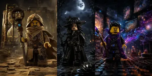 Dark Lego Legends Collections generated by chatgpt-image