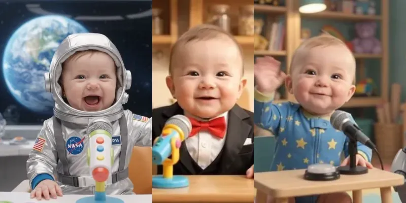 Viral Baby Interview Podcast Videos
