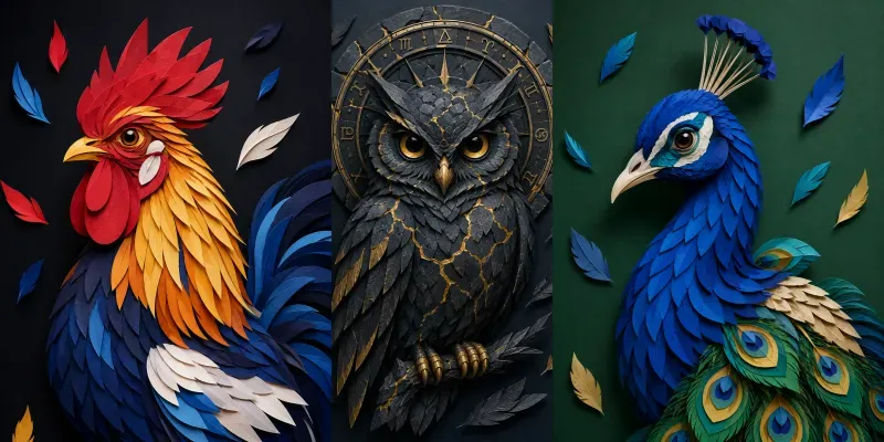 Paper Cut Art generated by undefined
