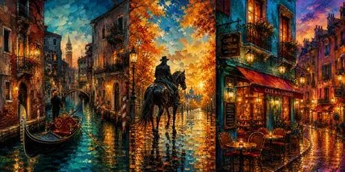Vibrant Cinematic City Art generated by chatgpt-image