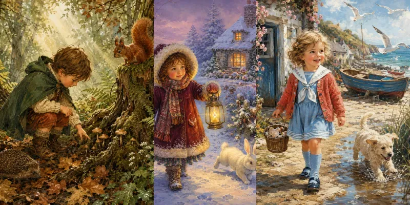 Whimsical Cottage Garden Adventures