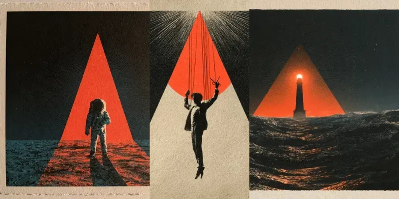 Symbolic Papercut Halo Art