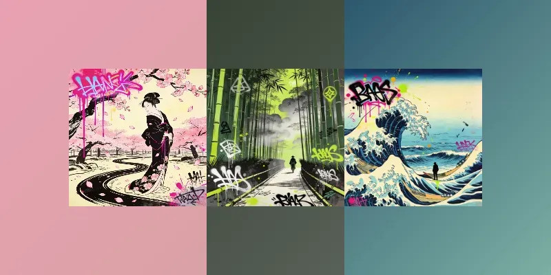Japanese Graffiti Art generated by undefined