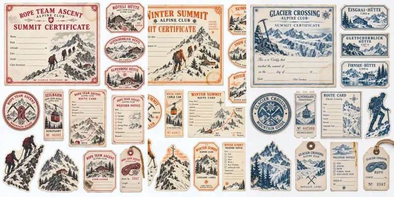 Alpine Mountaineering Ephemera