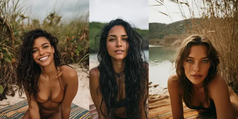 Natural Beauty Women Photography generated by undefined