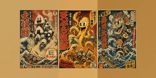 Food Japanese Posters generated by chatgpt-image