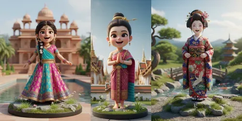 Cinematic Traditional Character Art generated by gemini-image