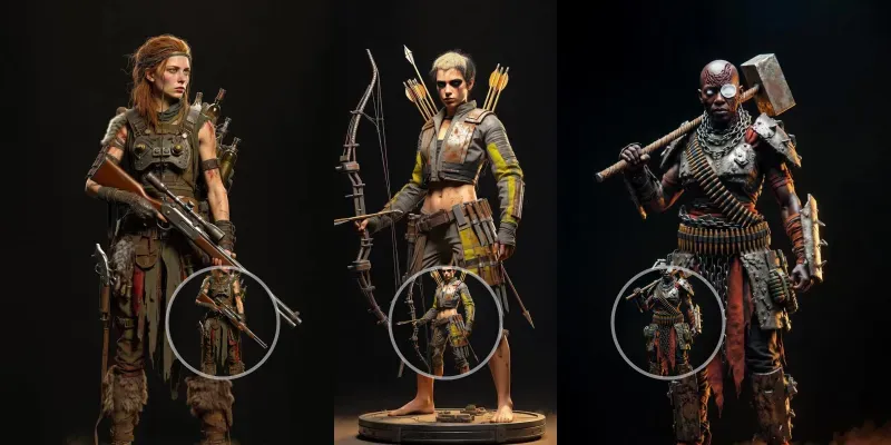 Postapoc Wasteland Huntress Videos generated by undefined
