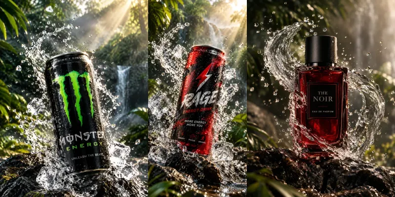 Dynamic Splash Product Photography