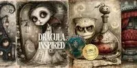 Dual Dracula Diaries Inspired Pages midjourney prompt mini thumbnail