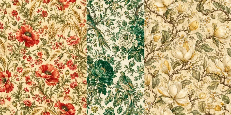 Vintage Chintz Seamless Tiles generated by undefined
