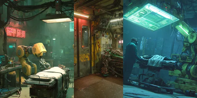 Cyberpunk Clinics generated by undefined