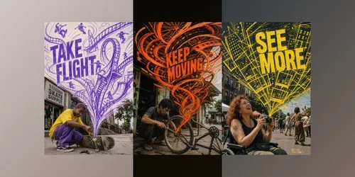 Epic Doodle Photo Posters generated by chatgpt-image