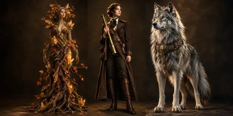 Cinematic Dark Studio Portraits