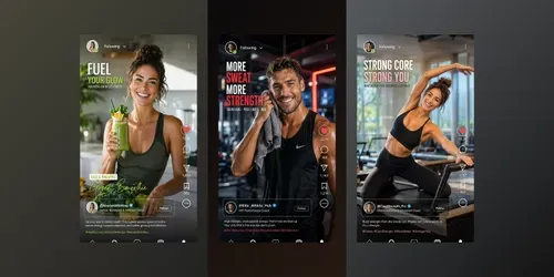 Vibrant Wellness Creator Branding Avatars generated by chatgpt-image