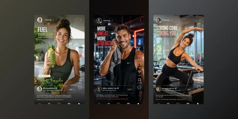 Vibrant Wellness Creator Branding Avatars generated by undefined