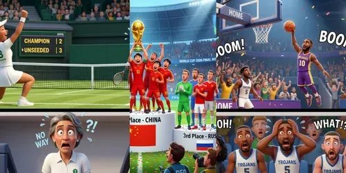Sports Cartoon Creators generated by gemini-image