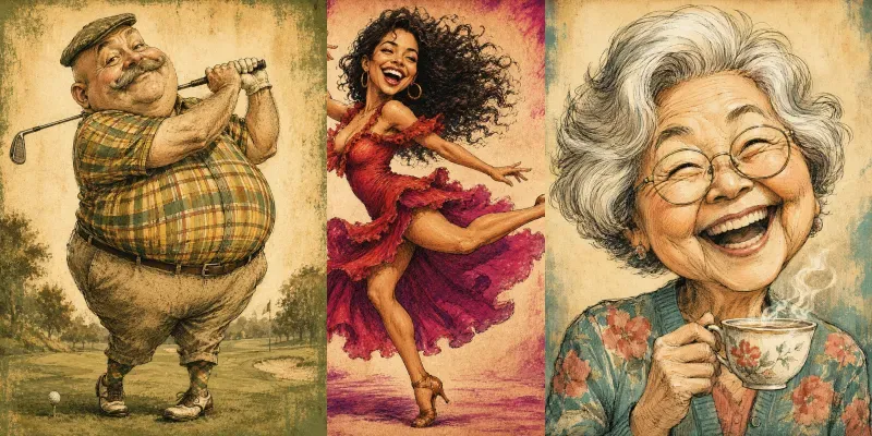 Caricature Portrait Art generated by undefined