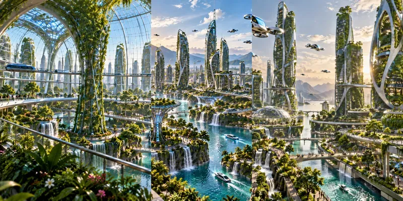 Futuristic Ecocity Generator