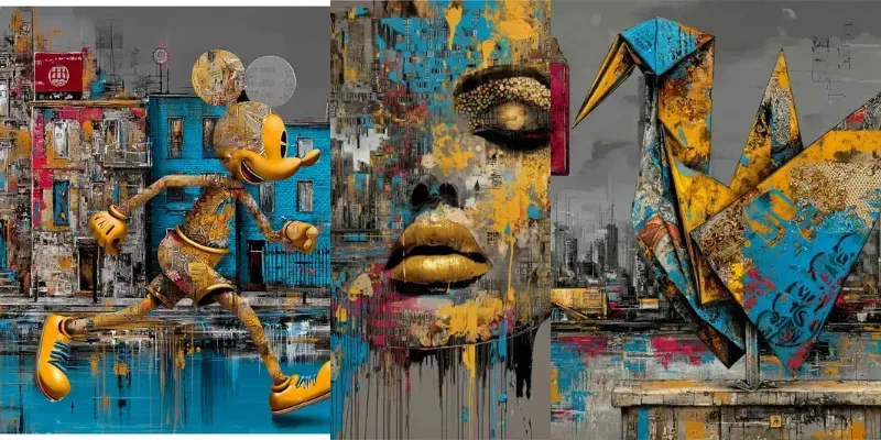 Abstract Urban Symbolic Visions generated by undefined