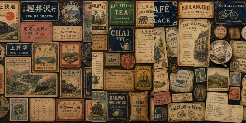 Vintage Heritage Ephemera generated by undefined