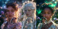 Celestial Victorian Starlight Motions grok-video prompt mini thumbnail