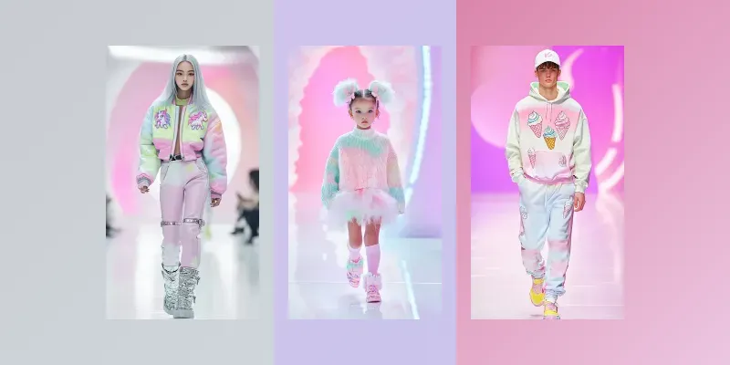 Kawaii Youth Fashion Photography generated by undefined