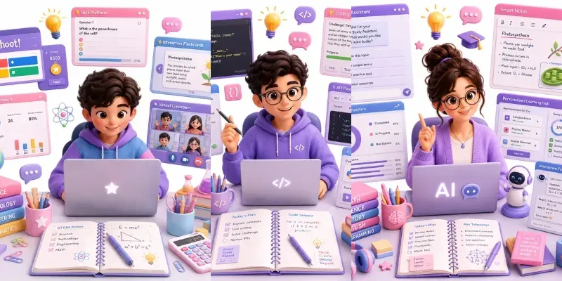 Cute 3D Edtech Learning Toolkit Kits generated by undefined