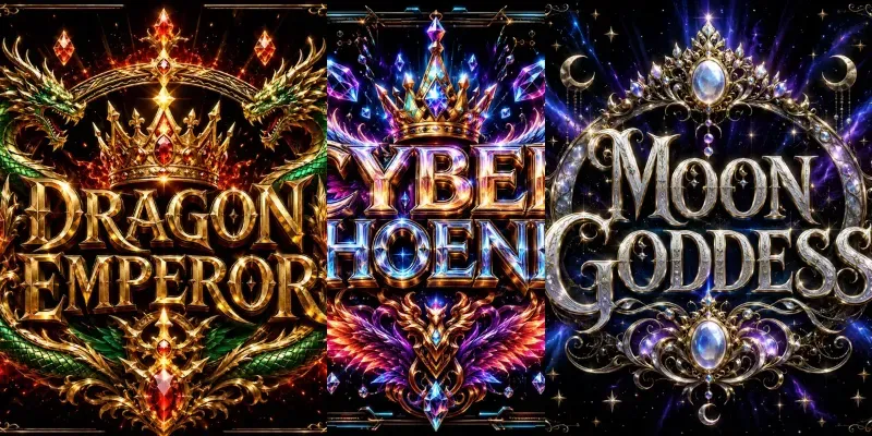 Royal Name Sparkles generated by undefined