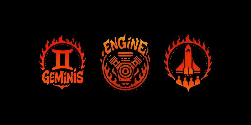 Customizable Flaming Logo generated by undefined