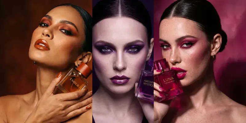 Luxury Perfume Campaigns Monochromatic generated by undefined
