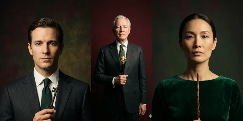 Old Money Portrait Scepter Editorials generated by undefined