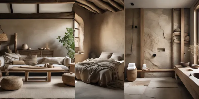 Wabi Sabi Interior Photography Sdxl generated by undefined