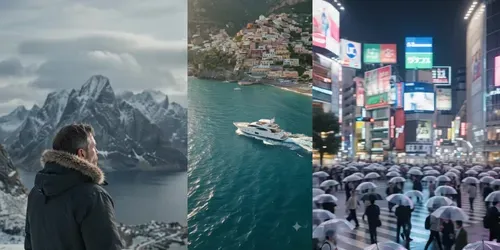 Cinematic Travel Broll Reels Generator generated by veo