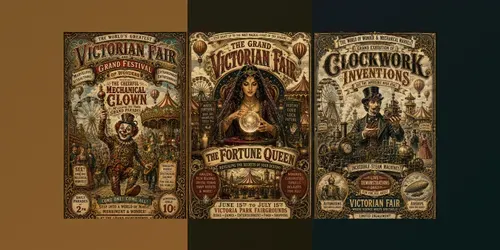 Vintage Festival Poster Collections generated by chatgpt-image