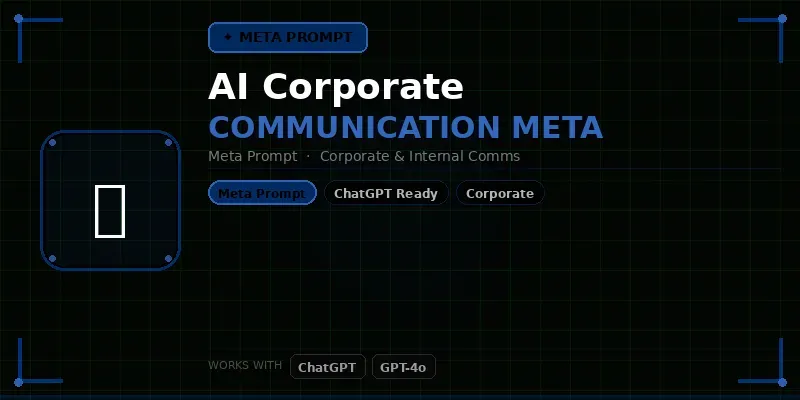Corporate Communication Meta Ai generated by undefined