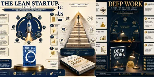 Premium Book Summary Infographics generated by chatgpt-image