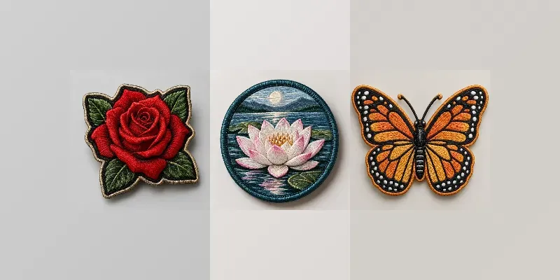 Raised Embroidered Patch Generator generated by undefined