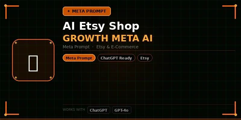 Etsy Shop Growth Meta Ai generated by undefined