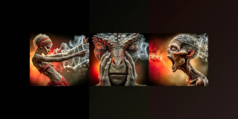 Mystical Gradient Smoke Art generated by undefined