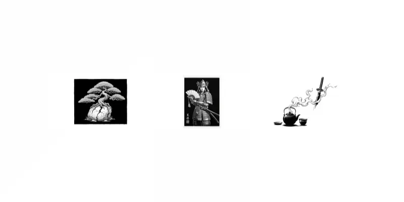 Japanese Ink Shadows Collections generated by undefined