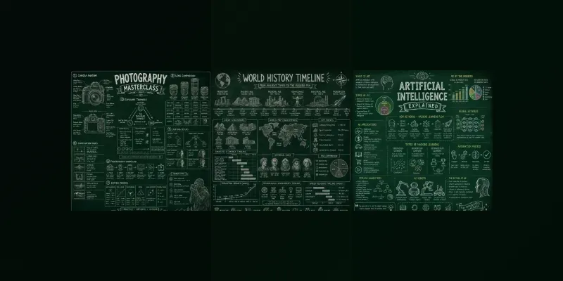 Chalkboard Infographics generated by undefined