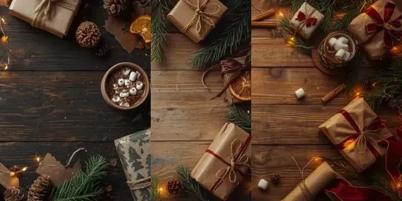 Winter Table Mockup Creator