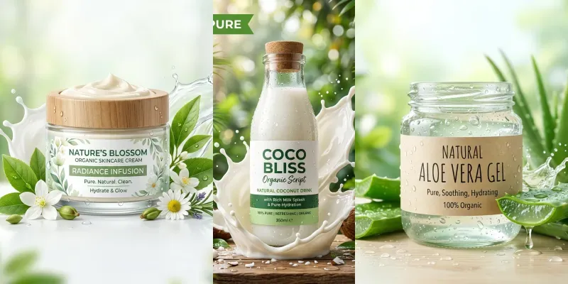 Fresh Natural Product Ad Generator generated by undefined