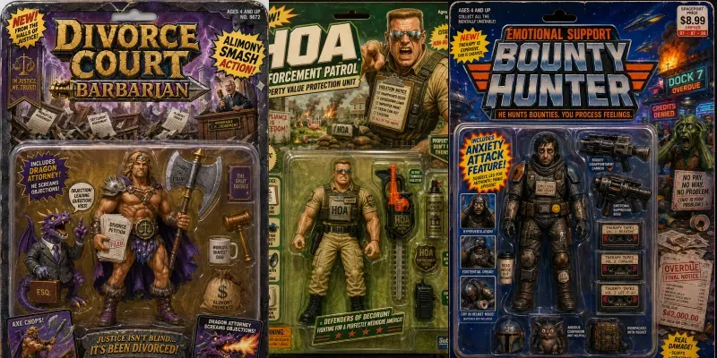 Questionable Action Figure Generator generated by undefined